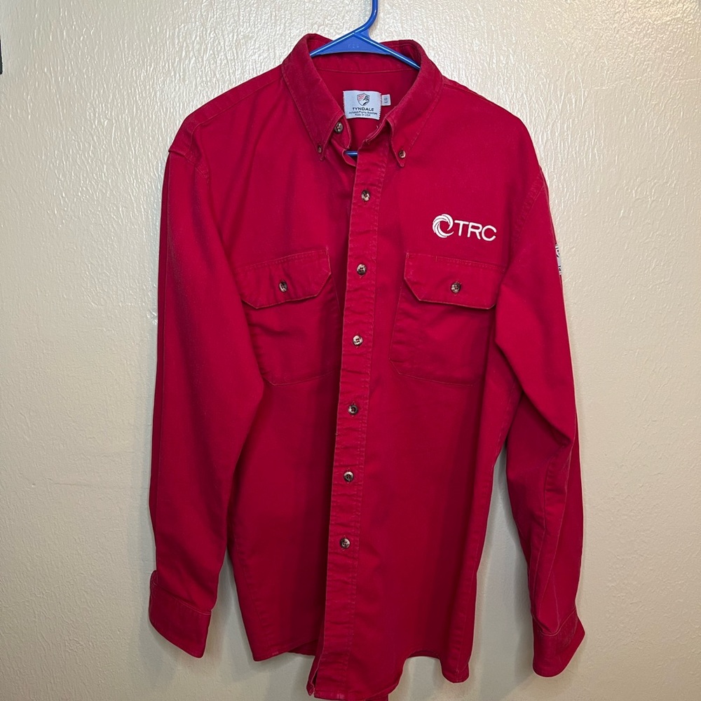 Flame resistant button down.